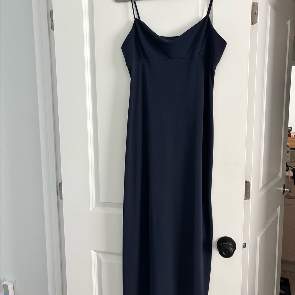 BCBGMaxAzria Midnight Blue Strapless Dress